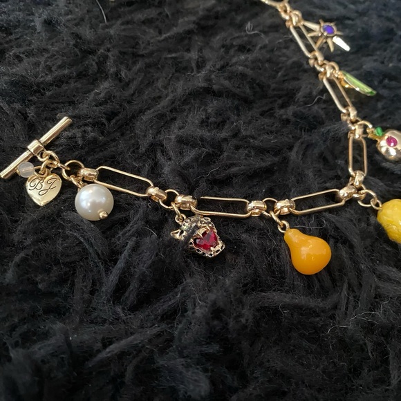 Betsey Johnson Summer Fruit Edition With Leopard Pendant Bracelet NWT - Picture 7 of 13